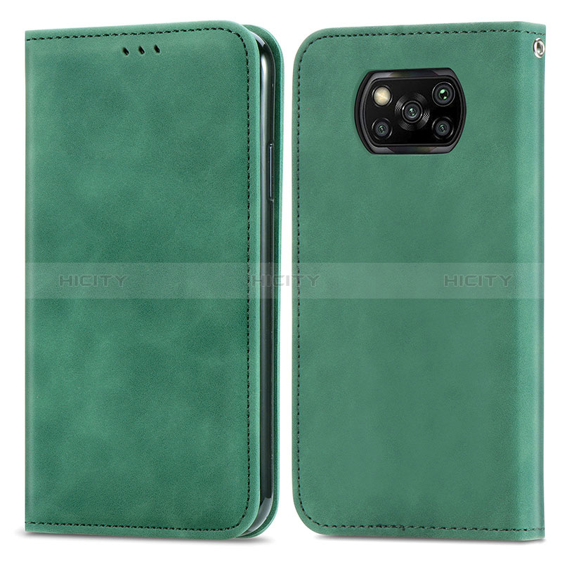 Coque Portefeuille Livre Cuir Etui Clapet S04D pour Xiaomi Poco X3 Pro Plus