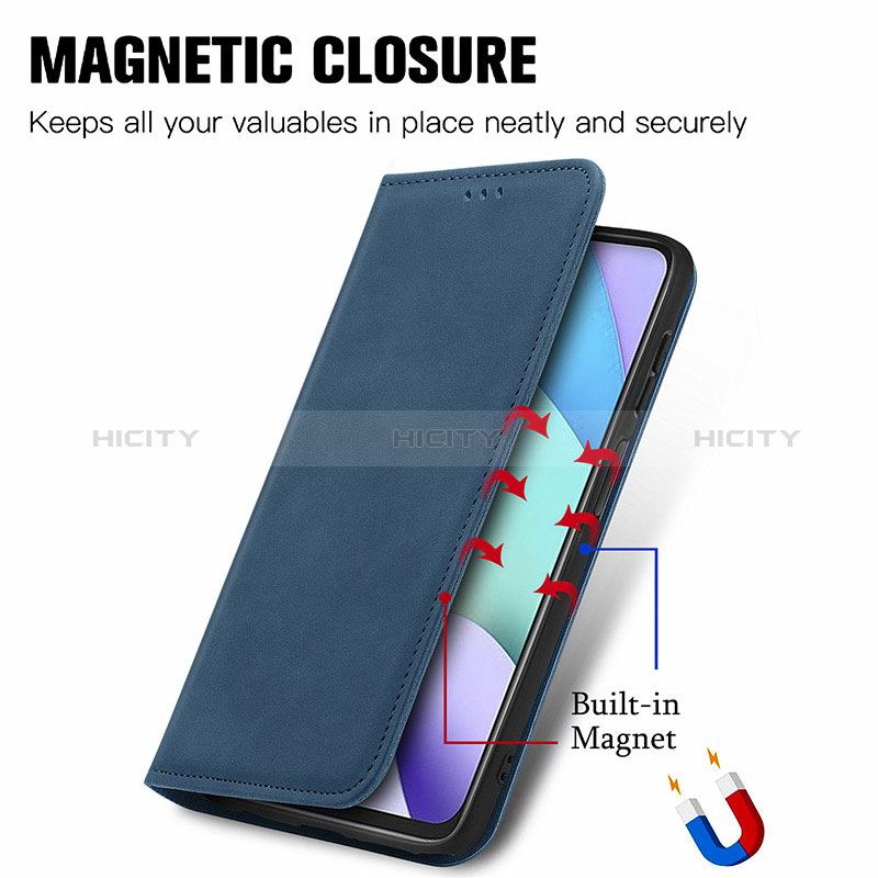 Coque Portefeuille Livre Cuir Etui Clapet S04D pour Xiaomi Redmi 10 (2022) Plus