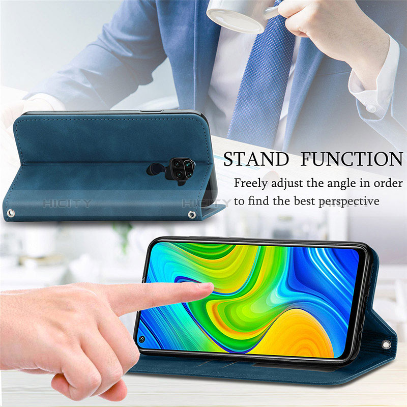 Coque Portefeuille Livre Cuir Etui Clapet S04D pour Xiaomi Redmi 10X 4G Plus