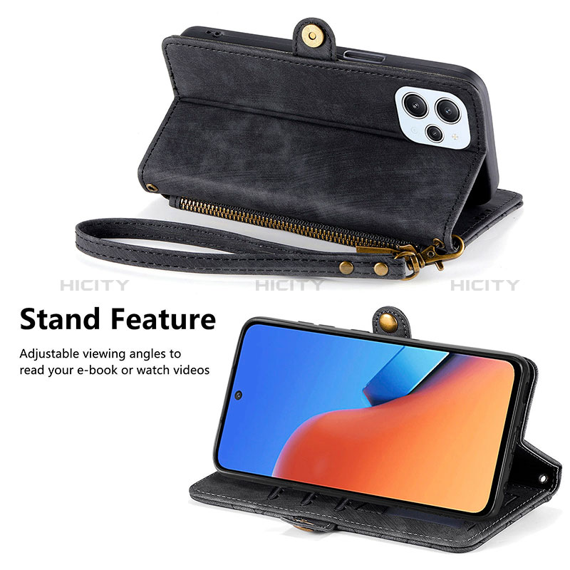 Coque Portefeuille Livre Cuir Etui Clapet S04D pour Xiaomi Redmi 12 4G Plus