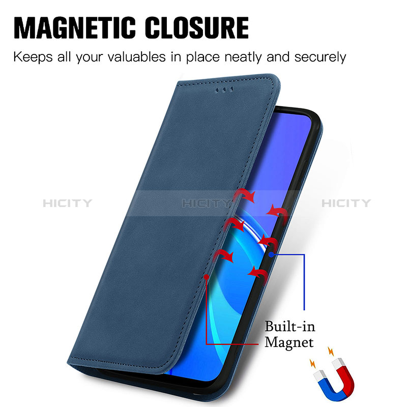 Coque Portefeuille Livre Cuir Etui Clapet S04D pour Xiaomi Redmi 9 Prime India Plus