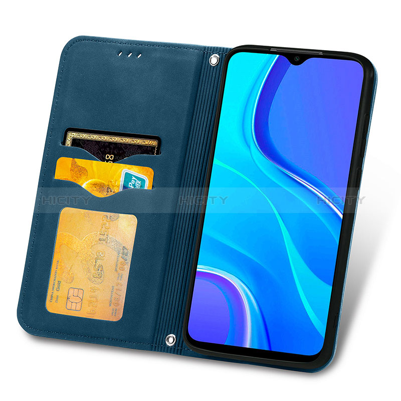 Coque Portefeuille Livre Cuir Etui Clapet S04D pour Xiaomi Redmi 9 Prime India Plus