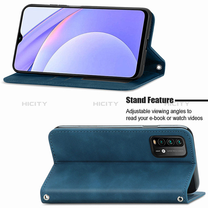 Coque Portefeuille Livre Cuir Etui Clapet S04D pour Xiaomi Redmi 9T 4G Plus