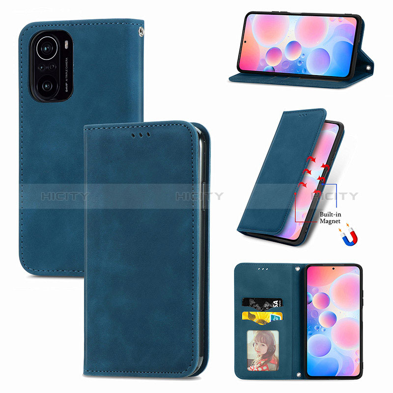 Coque Portefeuille Livre Cuir Etui Clapet S04D pour Xiaomi Redmi K40 5G Plus