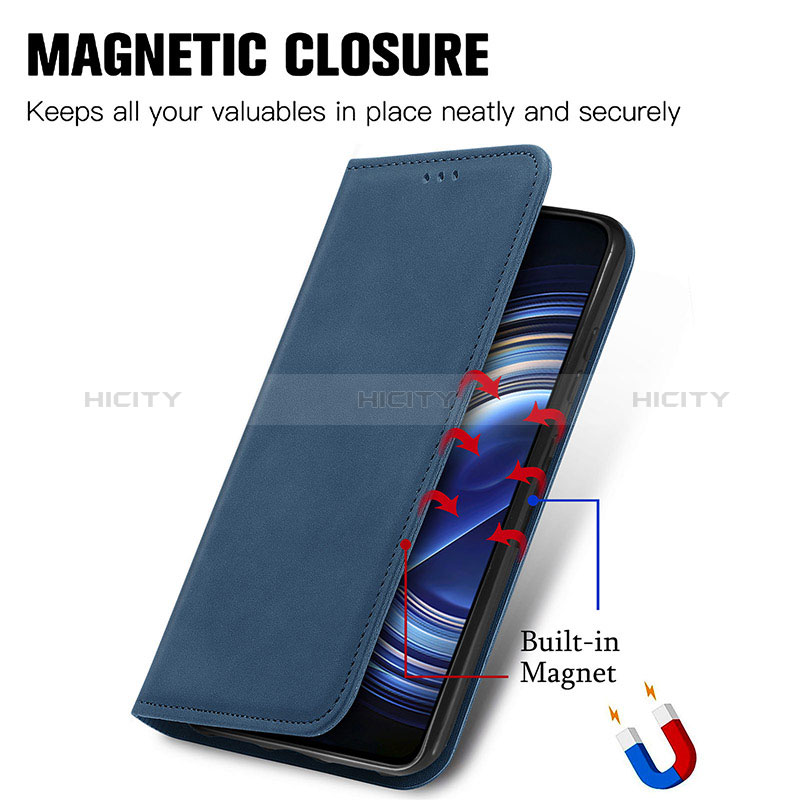 Coque Portefeuille Livre Cuir Etui Clapet S04D pour Xiaomi Redmi K50 5G Plus