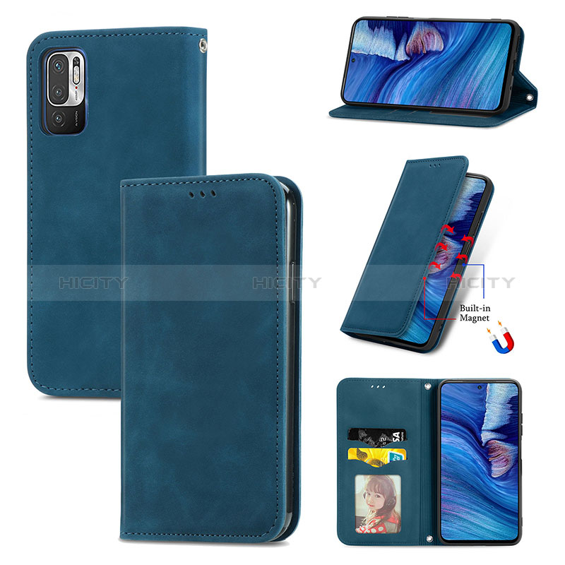 Coque Portefeuille Livre Cuir Etui Clapet S04D pour Xiaomi Redmi Note 10 JE 5G Plus