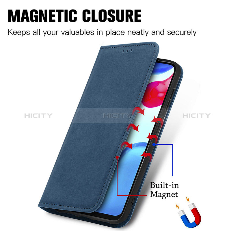 Coque Portefeuille Livre Cuir Etui Clapet S04D pour Xiaomi Redmi Note 11 4G (2022) Plus