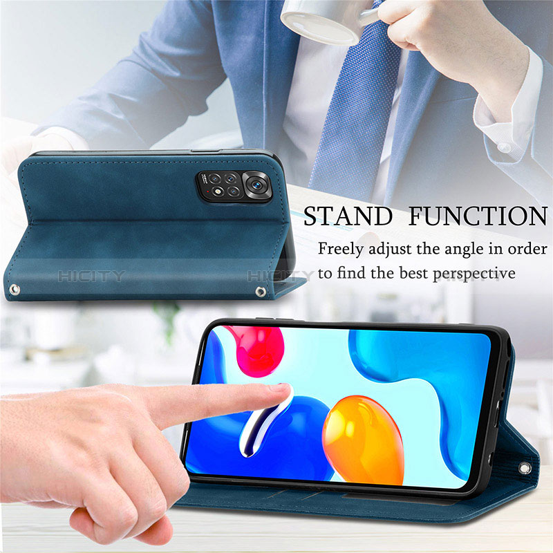 Coque Portefeuille Livre Cuir Etui Clapet S04D pour Xiaomi Redmi Note 11S 4G Plus