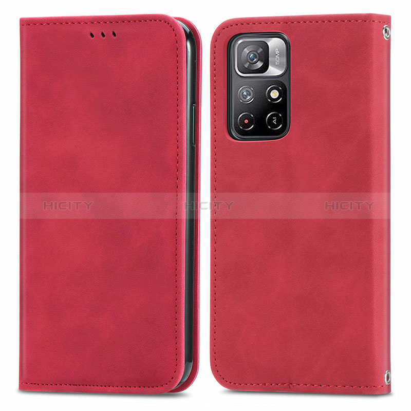 Coque Portefeuille Livre Cuir Etui Clapet S04D pour Xiaomi Redmi Note 11T 5G Plus