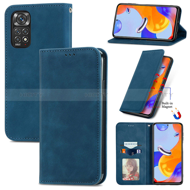 Coque Portefeuille Livre Cuir Etui Clapet S04D pour Xiaomi Redmi Note 12 Pro 4G Plus