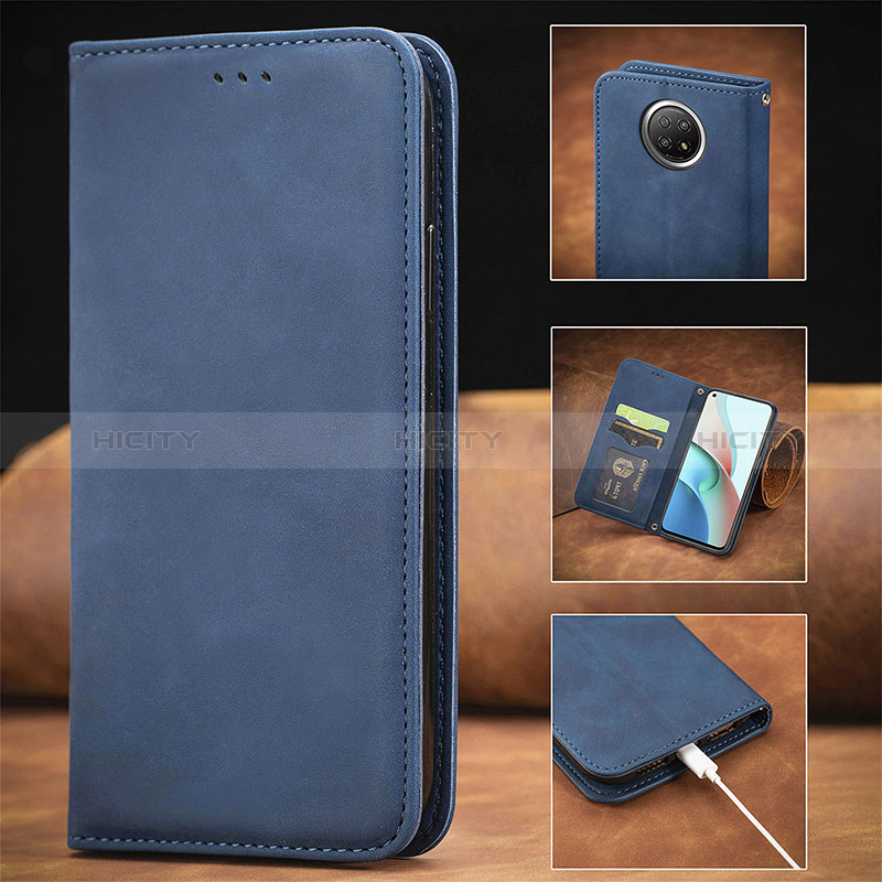 Coque Portefeuille Livre Cuir Etui Clapet S04D pour Xiaomi Redmi Note 9 5G Plus