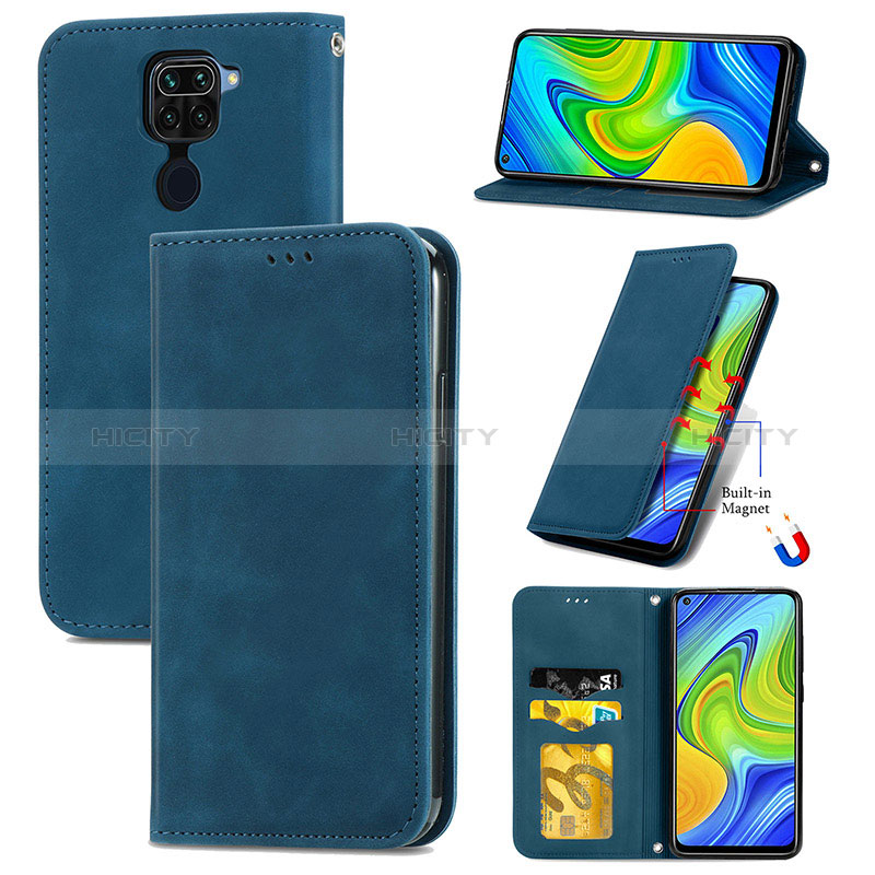 Coque Portefeuille Livre Cuir Etui Clapet S04D pour Xiaomi Redmi Note 9 Plus