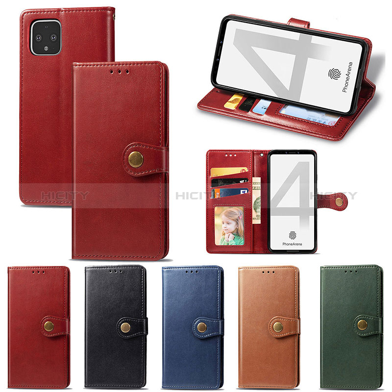 Coque Portefeuille Livre Cuir Etui Clapet S05D pour Google Pixel 4 Plus