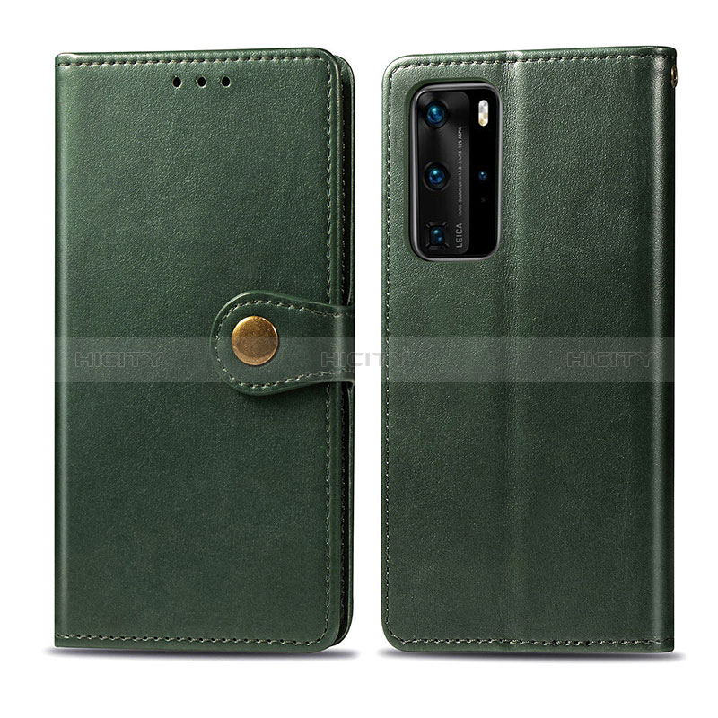 Coque Portefeuille Livre Cuir Etui Clapet S05D pour Huawei P40 Pro Plus