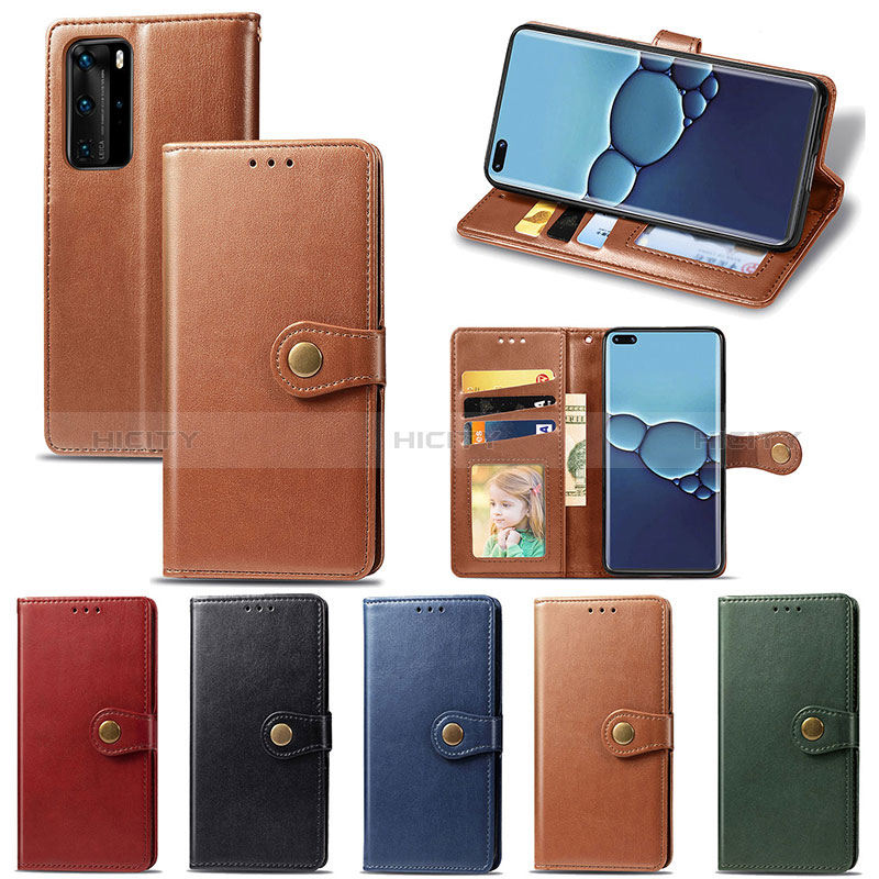 Coque Portefeuille Livre Cuir Etui Clapet S05D pour Huawei P40 Pro Plus