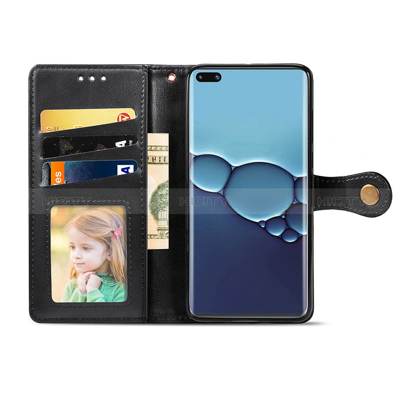 Coque Portefeuille Livre Cuir Etui Clapet S05D pour Huawei P40 Pro Plus