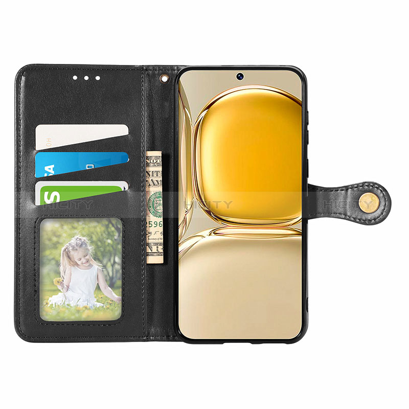 Coque Portefeuille Livre Cuir Etui Clapet S05D pour Huawei P50 Plus