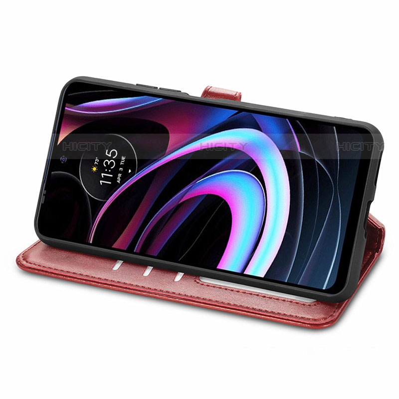 Coque Portefeuille Livre Cuir Etui Clapet S05D pour Motorola Moto Edge (2021) 5G Plus