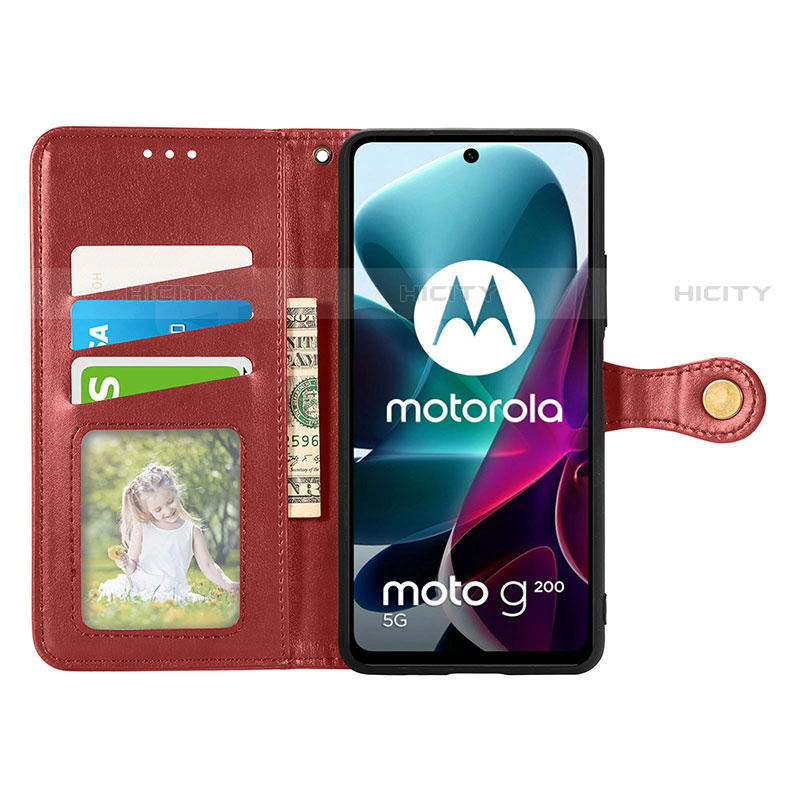 Coque Portefeuille Livre Cuir Etui Clapet S05D pour Motorola Moto Edge S30 5G Plus