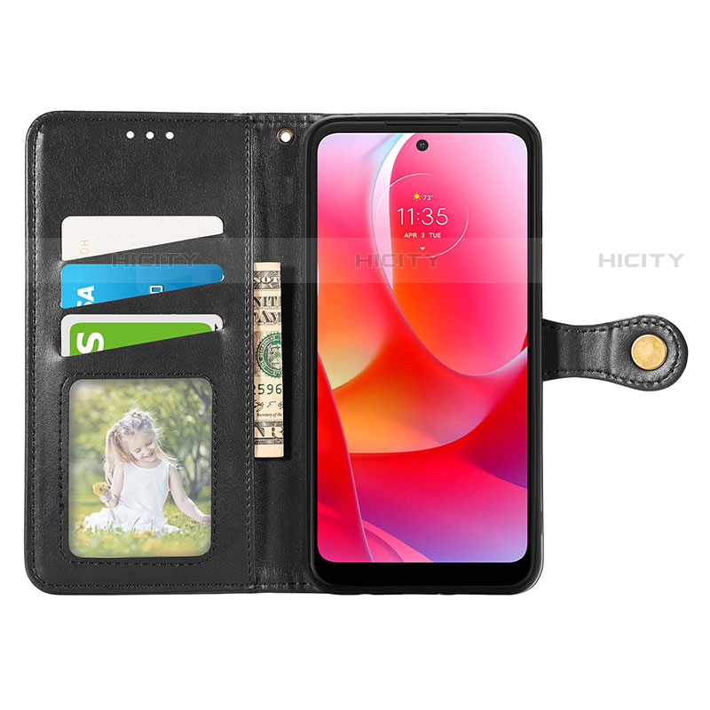 Coque Portefeuille Livre Cuir Etui Clapet S05D pour Motorola Moto G Play Gen 2 Plus