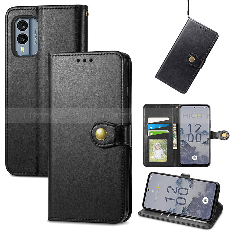 Coque Portefeuille Livre Cuir Etui Clapet S05D pour Nokia X30 5G Plus