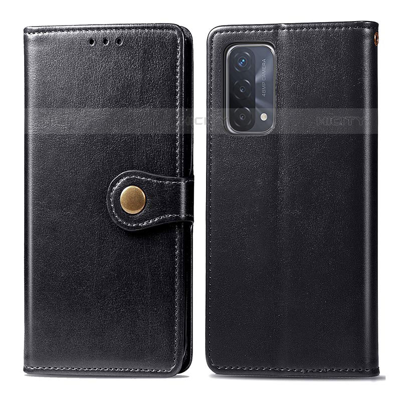 Coque Portefeuille Livre Cuir Etui Clapet S05D pour OnePlus Nord N200 5G Noir Plus