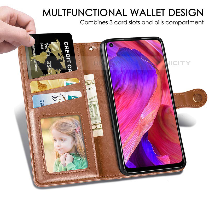 Coque Portefeuille Livre Cuir Etui Clapet S05D pour OnePlus Nord N200 5G Plus