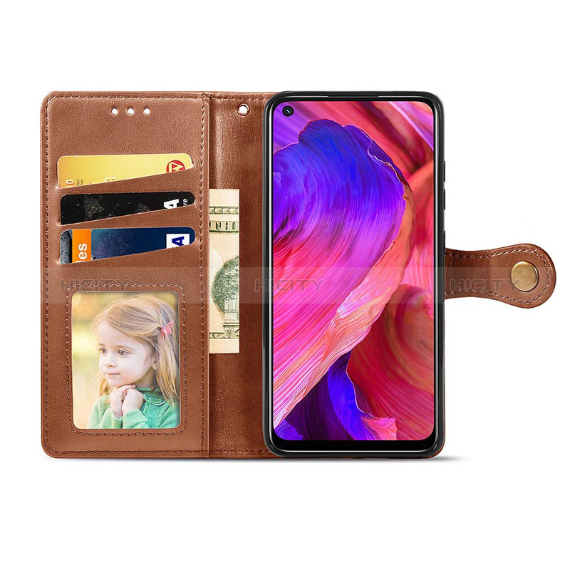 Coque Portefeuille Livre Cuir Etui Clapet S05D pour Oppo A54 5G Plus