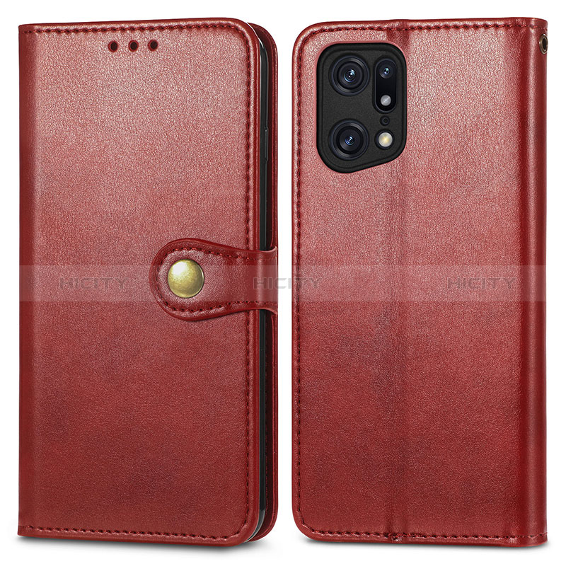 Coque Portefeuille Livre Cuir Etui Clapet S05D pour Oppo Find X5 5G Plus