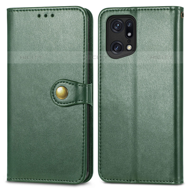 Coque Portefeuille Livre Cuir Etui Clapet S05D pour Oppo Find X5 Pro 5G Plus