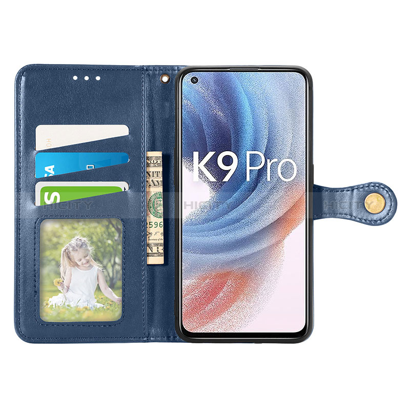 Coque Portefeuille Livre Cuir Etui Clapet S05D pour Oppo K9 Pro 5G Plus