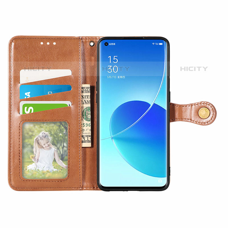 Coque Portefeuille Livre Cuir Etui Clapet S05D pour Oppo Reno6 Pro 5G Plus