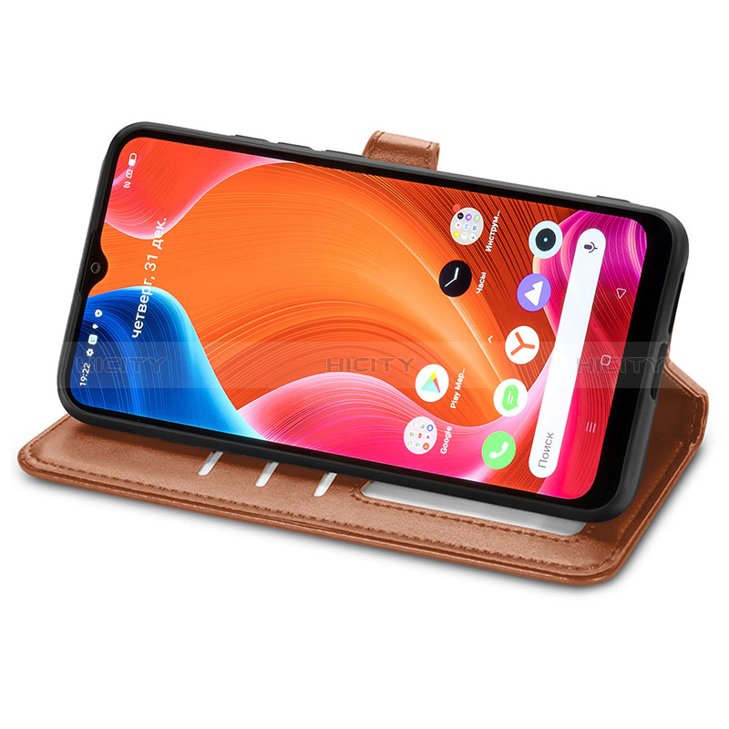 Coque Portefeuille Livre Cuir Etui Clapet S05D pour Realme C11 (2021) Plus