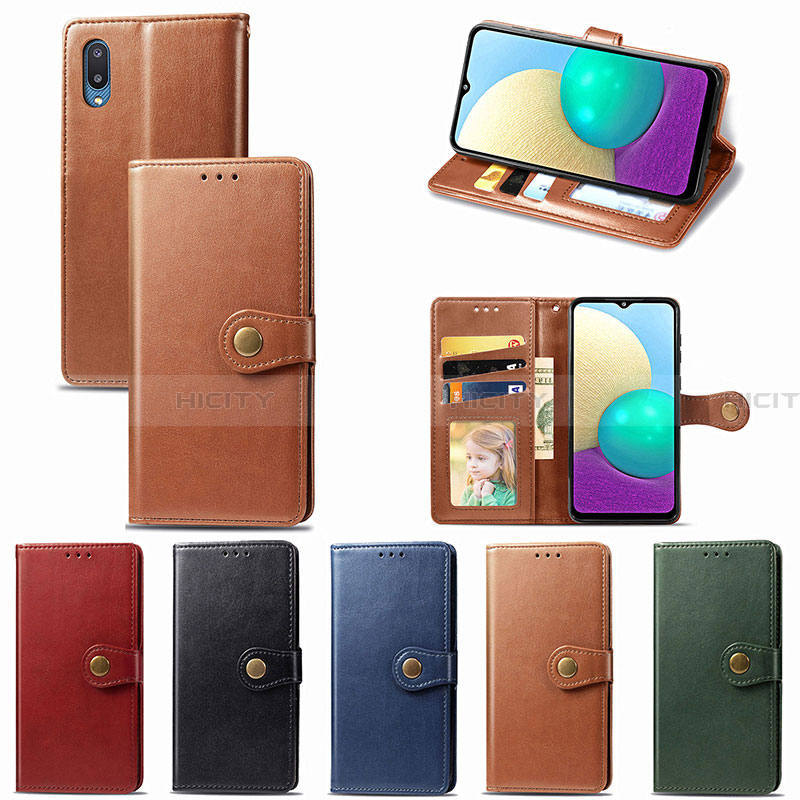 Coque Portefeuille Livre Cuir Etui Clapet S05D pour Samsung Galaxy A02 Plus