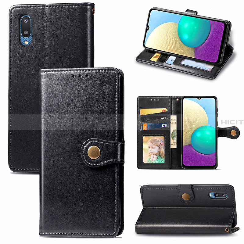 Coque Portefeuille Livre Cuir Etui Clapet S05D pour Samsung Galaxy A02 Plus