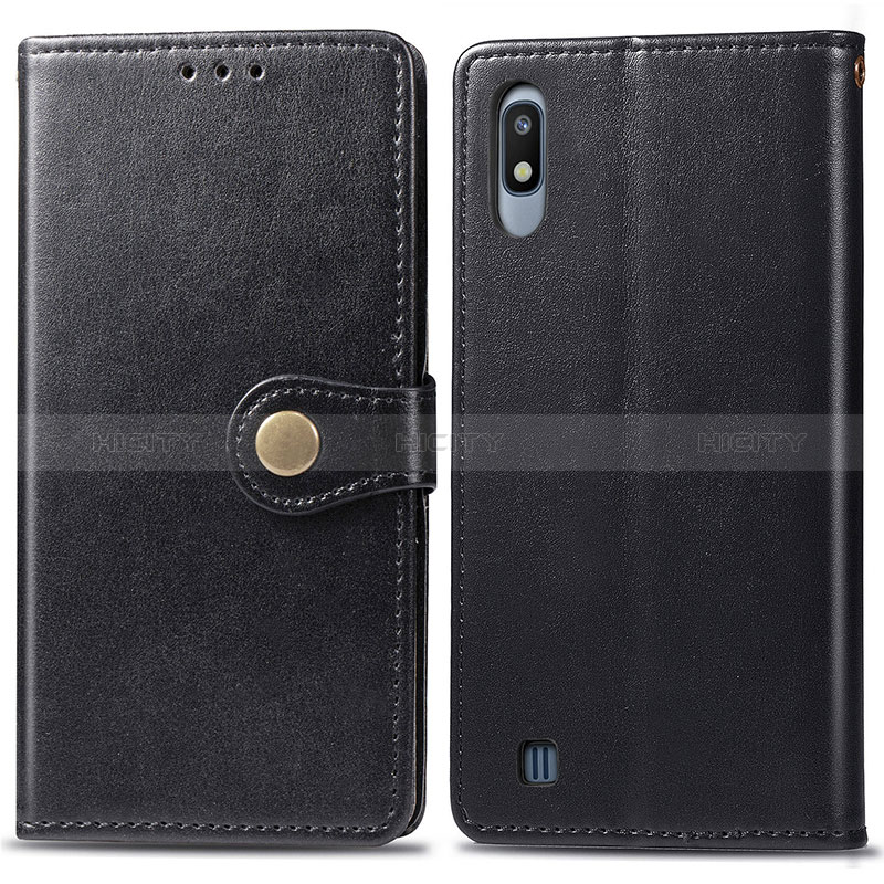 Coque Portefeuille Livre Cuir Etui Clapet S05D pour Samsung Galaxy A10 Noir Plus