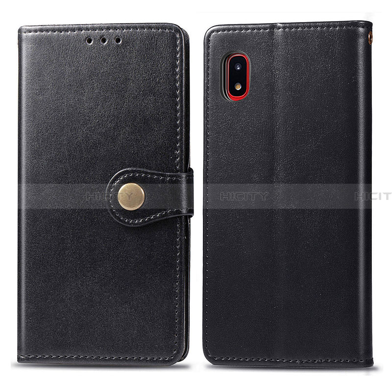 Coque Portefeuille Livre Cuir Etui Clapet S05D pour Samsung Galaxy A20 SC-02M SCV46 Noir Plus