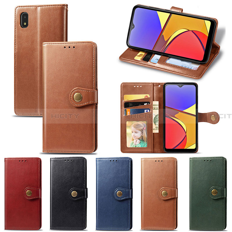 Coque Portefeuille Livre Cuir Etui Clapet S05D pour Samsung Galaxy A21 SC-42A Plus