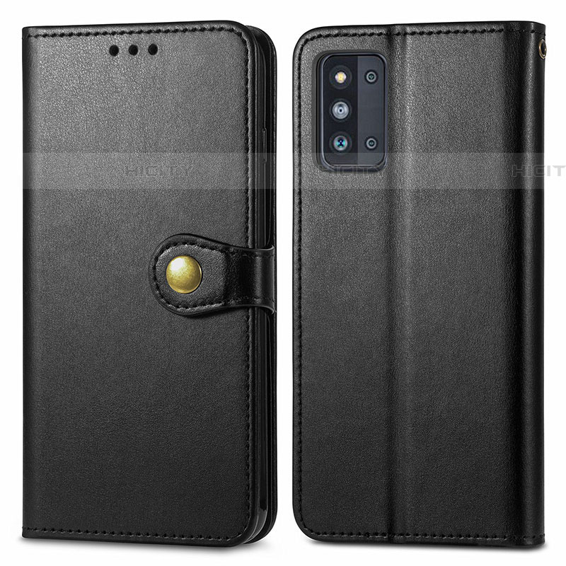 Coque Portefeuille Livre Cuir Etui Clapet S05D pour Samsung Galaxy F52 5G Noir Plus