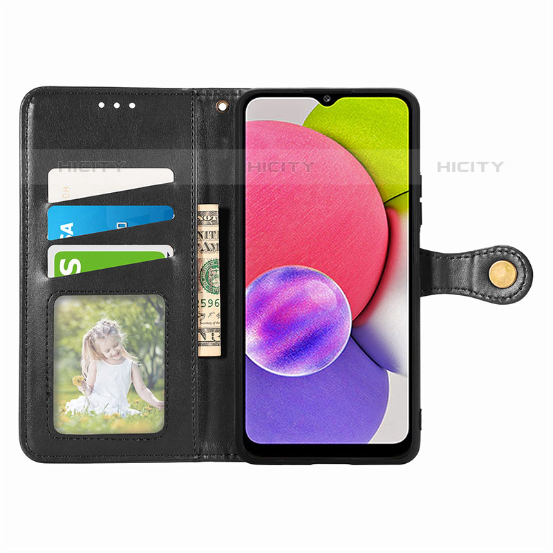 Coque Portefeuille Livre Cuir Etui Clapet S05D pour Samsung Galaxy M02s Plus