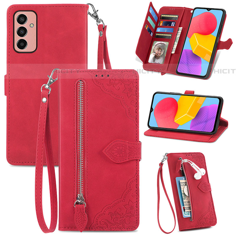 Coque Portefeuille Livre Cuir Etui Clapet S05D pour Samsung Galaxy M13 4G Plus