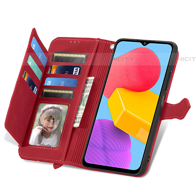 Coque Portefeuille Livre Cuir Etui Clapet S05D pour Samsung Galaxy M13 4G Plus