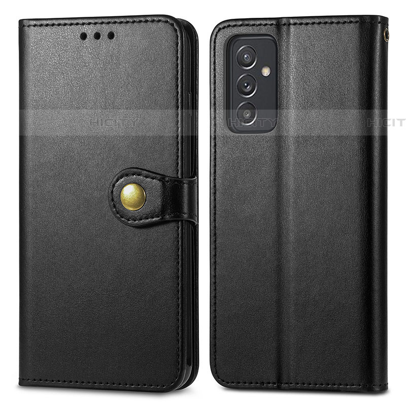 Coque Portefeuille Livre Cuir Etui Clapet S05D pour Samsung Galaxy M14 5G Noir Plus