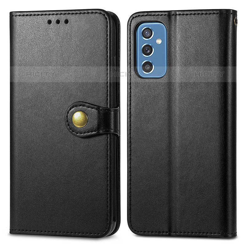 Coque Portefeuille Livre Cuir Etui Clapet S05D pour Samsung Galaxy M52 5G Noir Plus