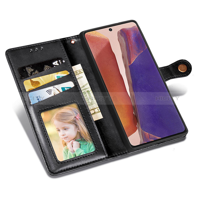 Coque Portefeuille Livre Cuir Etui Clapet S05D pour Samsung Galaxy Note 20 5G Plus