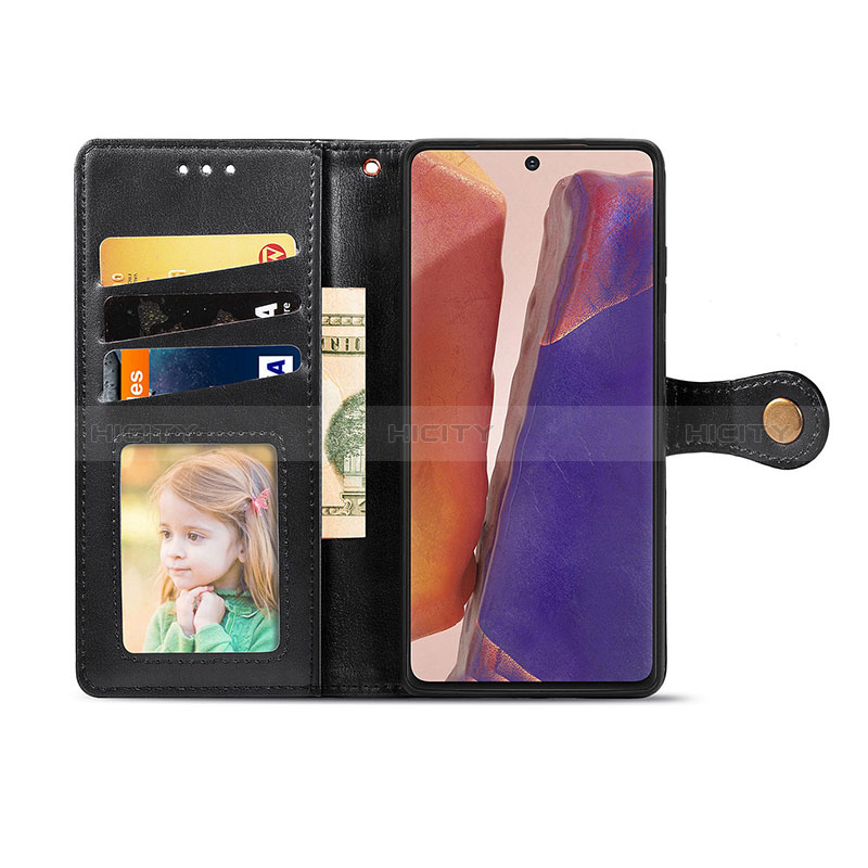 Coque Portefeuille Livre Cuir Etui Clapet S05D pour Samsung Galaxy Note 20 5G Plus