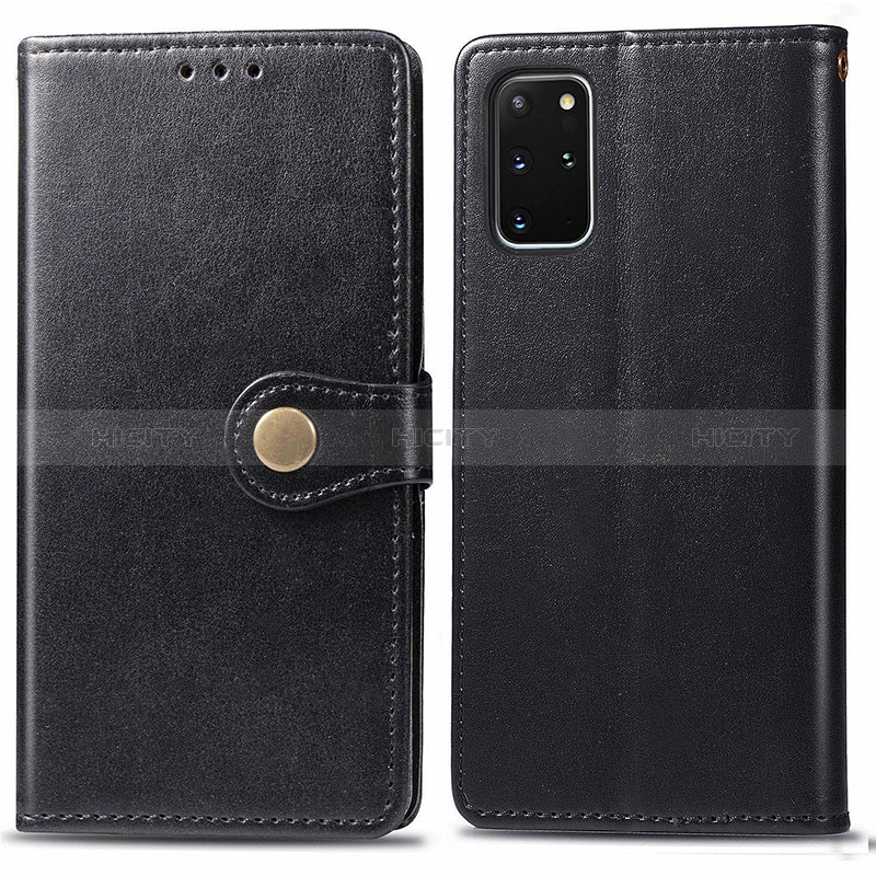 Coque Portefeuille Livre Cuir Etui Clapet S05D pour Samsung Galaxy S20 Plus 5G Noir Plus