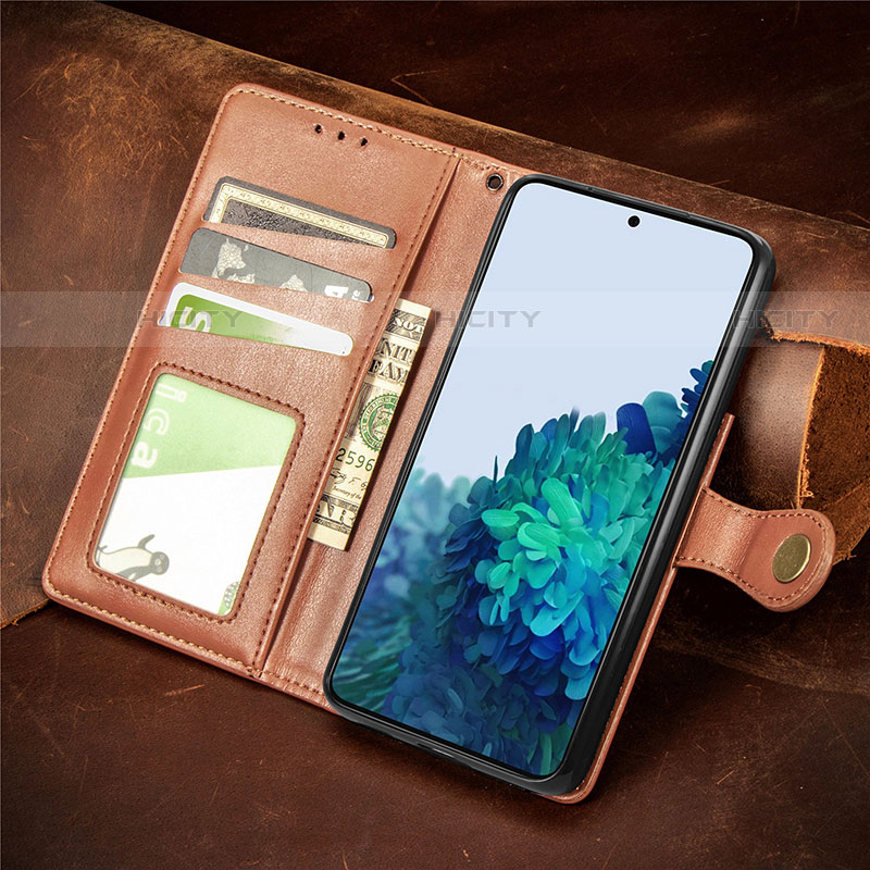 Coque Portefeuille Livre Cuir Etui Clapet S05D pour Samsung Galaxy S21 5G Plus