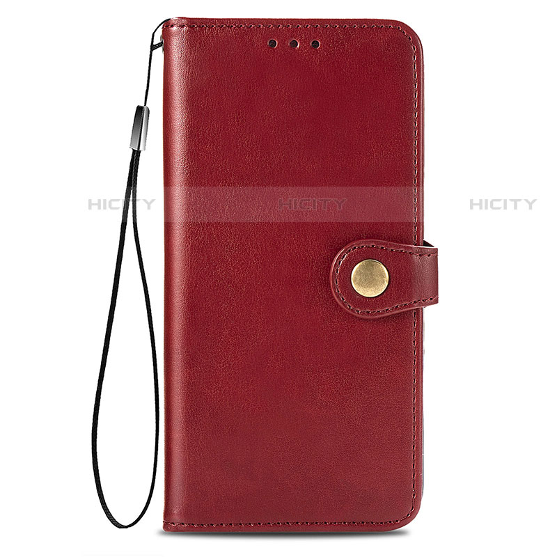 Coque Portefeuille Livre Cuir Etui Clapet S05D pour Samsung Galaxy S21 Ultra 5G Rouge Plus