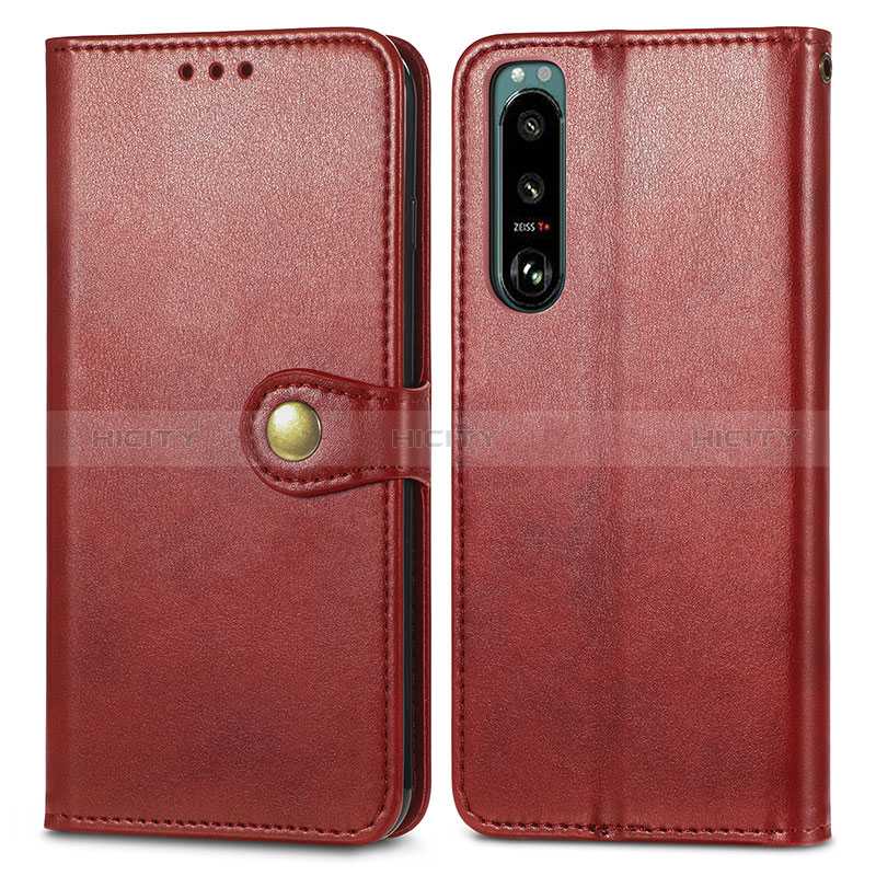 Coque Portefeuille Livre Cuir Etui Clapet S05D pour Sony Xperia 5 III Plus